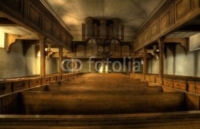 Blackbiker, Dorfkirche (altar, eingang, geist, spiritual, kirche, kirchenschiff, klein, religio)