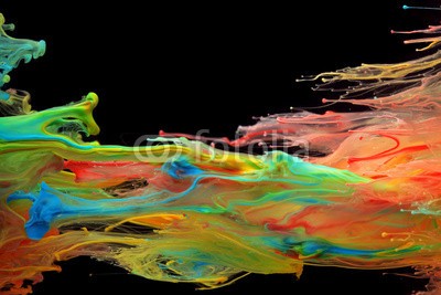 Leigh Prather, Colorful ink swirling through water (tinte, wasser, malen, abstrakt, backgrounds, bunt, bewegung, glatt, rot, blau, gelb, grün, wolken, farbe, bunt, platsch, mischen, wirbel, flüssigkeit, kunst, entladen, geformt, rauch, fließen, entwerfen, dynamisch, färben, wolken, unterwasse)