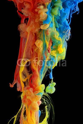 Leigh Prather, Colorful ink swirling through water (tinte, wasser, malen, abstrakt, backgrounds, bunt, bewegung, glatt, rot, blau, gelb, grün, wolken, farbe, bunt, platsch, mischen, wirbel, flüssigkeit, kunst, entladen, geformt, rauch, fließen, entwerfen, dynamisch, färben, wolken, unterwasse)