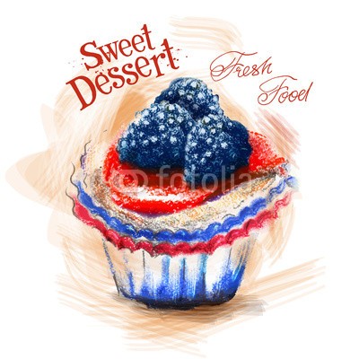 ~ Bitter ~, dessert vector logo design template. cake or fresh food icon. (nachspeise, vektor, firmenlogo, entwerfen, vorlage, brownie, frisch, essen, icon, bäckerei, kochen, kochkunst, kochkunst, gastronomie, deli, restaurant, menü, café, brombeere, beere, wasserfarben, pastell, abbildung, artwork, sketch, brot, brownie, tort)
