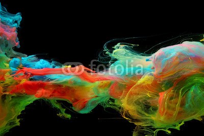 Leigh Prather, Clouds of bright colorful ink mixing in water (tinte, malen, bunt, abstrakt, backgrounds, wolken, farbe, rot, blau, grün, gelb, orange, lila, rosa, wolken, weiß, isoliert, platsch, fließen, kunst, bewegung, flüssigkeit, tapete, welle, glatt, wasser, entladen, färben, kunstvoll, geformt, pigment)