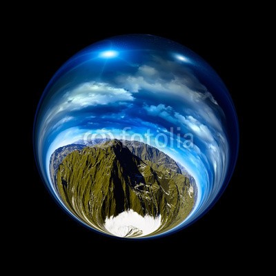 isoga, Fantastic colorful ball (klar, verkrümmen, ball, kräfte, berg, sand, perlen, magisch, hell, licht, mond, fantasy, energie, sphäre, system, entladen, runde, welt, linse, durchsichtig, lightning, palme, oden, mystik, kugel, raum, makrokosmos, bezauberung, feld, erdball, kosmo)