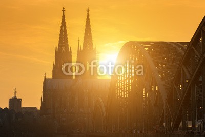 davis, Cologne (cologne, cologne, brücke, dom, rhein, abend, sonnenuntergänge, sommer, frühlin)