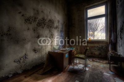 Blackbiker, Büro (industrie, industriegebäude, leerstehend, büste, ruine, ruiniert, urbano, leerstehen)