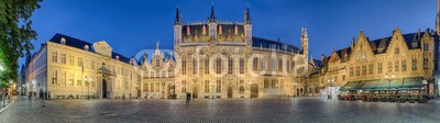 Blickfang, Brügge Belgien Burgplatz Panorama (bruges, belgien, stadt, bejahrt, historisch, sehenswürdigkeit, architektur, gebäude, wasser, brücke, baum, nacht, beleuchtet, panorama, mittelalter, berühmt, nachdenklich, romantisch, flandern, europa, unesco, reisen, sightseeing, stadtlandschaft, tur)