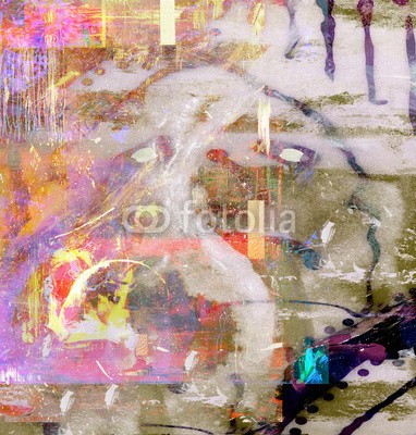 Laurin Rinder, Abstract On Canvas (abstrakt, acryl, kunst, künstler, kunstvoll, backgrounds, backgrounds, schöner, blau, bürste, canvas, farbe, handwerk, dekorativ, entwerfen, details, grün, öl, malerei, malerei, farbenskala, mustern, rosa, rot, szenerie, geformt, studio, oberfläch)