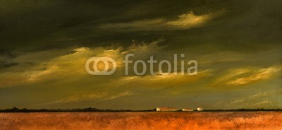Laurin Rinder, Approaching Storm on the fields (abstrakt, acryl, kunst, künstler, kunstvoll, backgrounds, backgrounds, schöner, blau, bürste, canvas, farbe, handwerk, dekorativ, entwerfen, details, gold, grün, öl, malerei, malerei, farbenskala, mustern, rosa, rot, weiß, szenerie, geformt, studi)