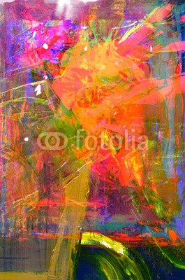 Laurin Rinder, Abstract On Canvas (abstrakt, acryl, kunst, künstler, kunstvoll, backgrounds, schöner, blau, bürste, canvas, farbe, handwerk, dekorativ, entwerfen, details, gold, grün, öl, malerei, farbenskala, mustern, rosa, rot, geformt, studio, oberfläche, textur, weiß, gel)