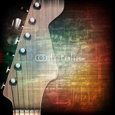 lembit, abstract grunge background with electric guitar (musik, gitarre, electric, retro, e-gitarre, vektor, musikalisch, posaune, klingen, jazz, wind, weiß, backgrounds, niemand, single, objekt, gold, abbildung, blues, saxophon, saxophon, saxophonist, glänzend, sopran, entwerfen, konzert, eleganze, stil, pfa)