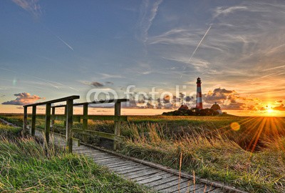 Marco2811, Westerhever Leuchtturm (leuchtturm, schaf, schaf, wassergraben, nordsee, schleswig, holstein, himmel, blau, time out, urlaub, pause, entspannen, entspannen, entspannung, tideland, gras, grün, herbst, sommer, typisch, leuchtfeuer, schleswig-holstein, friesland, küste, marsc)