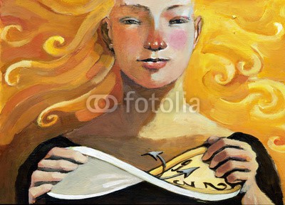 nuvolanevicata, twist your time (zeit, ewiges leben, uhren, zeichen, unsterblichkeit, mädchen, haare, licht, gelb, drehen, symbol, archetyp, life, wechseln, ewiges leben, stunde, relativität, philosophie, denkend, illusion, mustern, grenze, ideen, surreal, fantas)