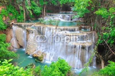alexzeer, Water fall  hua mae kamin Kanchanaburi, Thailand (hua mae kamin (siam, nass, baum, laubwerk, park, national, tropisch, grün, frühling, rivers, flüssig, fels, konserven, leaf, schwimmen, szenerie, strömen, sauber, katarakt, paradise, strömend, himmel, wunderbar, holz, wald, wasserfall, kühl, flüsschen, falle)