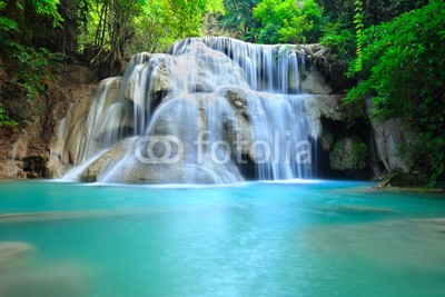 alexzeer, Water fall  hua mae kamin Kanchanaburi, Thailand (hua mae kamin (schöner, schönheit, verwischen, verschwommen, cascade, katarakt, rutsche, kühl, flüsschen, entdeckung, dreamland, umwelt, fallen, fließen, wald, frisch, bergschlucht, urwald, orientierungspunkt, lush, bewegung, national park, natürlich, natu)