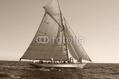 jean philippe NAPPEY, voile en noir et blanc (boot, schwarzweiß, segelboot, sege)