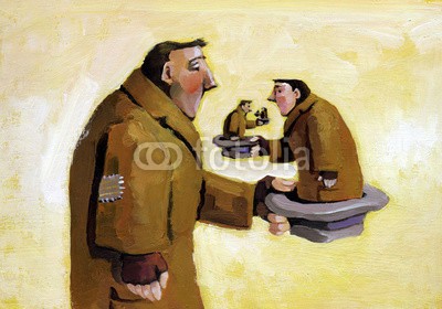 nuvolanevicata, vicious circle (mann, bettelne, hoffnung, enttäuschung, passiv, untätig, armut, kreis, wiederholung, leistungen, heben, schwierigkeiten, aufbessern, möglichkeiten, wirtschaft, fürsorge, opfer, bettler, hilfe, gleichheit, einkommen, krise, policy, konzept, surrea)