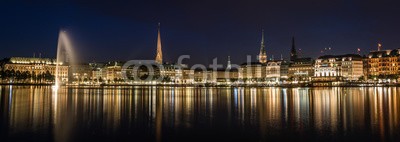 krstwlms, Hamburg Alster Panorama (hamburg, stadtzentrum, panorama, deutsch, stitc)
