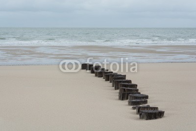 klauskreckler, Buhne an der Nordsee, Zeeland (stimmungsvoll, wellenbrecher, nordsee, stranden, holz, schutz, wasser, sand, meer, rudern, gerade, breaker, abgeschiedenheit, horizont, insel, küste, niemand, natur, reise, beschaulichkeit, ufer, wellenbrecher, welle, wolken, romantisch, hollan)