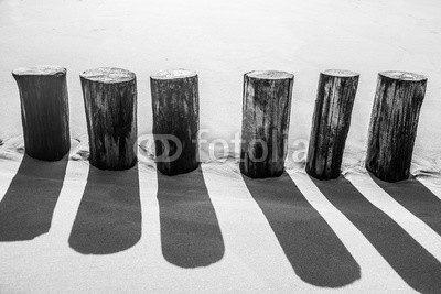 klauskreckler, Buhne an der Nordsee, Zeeland (stimmungsvoll, wellenbrecher, nordsee, stranden, holz, schutz, wasser, sand, meer, rudern, gerade, breaker, abgeschiedenheit, horizont, insel, küste, niemand, natur, reise, beschaulichkeit, ufer, wellenbrecher, welle, wolken, romantisch, hollan)