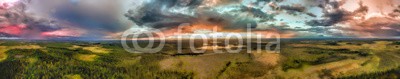harvepino, Storm clouds (antennen, hoch, landschaft, panorama, panoramisch, skandinavien, szenerie, landschaftlich, schweden, wolken, wolkenlandschaft, farbe, bunt, dramatisch, wald, sturm, sonnenuntergänge, wid)