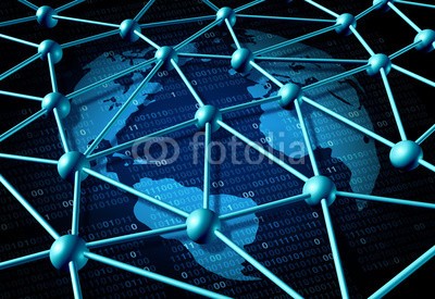 freshidea, Global Data Network (global, daten, network, anschliessen, erdball, abstrakt, technologie, weltweit, software, reisen, industrie, kontinent, handel, binärcode, kode, digitales, virtuell, telekom, meldung, blau, transfer, website, vernetzung, welt, cyberspace, konzep)