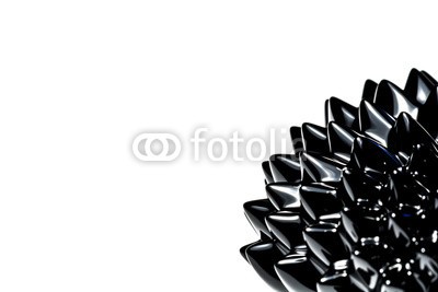 klauskreckler, Ferrofluid, White Background (backgrounds, abstrakt, magnet, konstruktion, wissenschaft, analyse, interessant, chemisch, weiß, backgrounds, werkstoff, chemisch, technologie, isoliert, entwerfen, mustern, textur, close-up, objekt, technologie, glänzend, energie, industrie, flüssigkei)