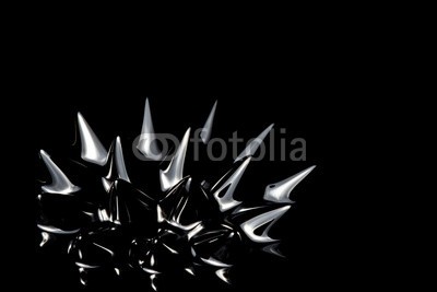 klauskreckler, Ferrofluid, Black Background (backgrounds, abstrakt, magnet, konstruktion, wissenschaft, analyse, interessant, chemisch, weiß, backgrounds, werkstoff, chemisch, technologie, isoliert, entwerfen, mustern, textur, close-up, objekt, technologie, glänzend, energie, industrie, flüssigkei)