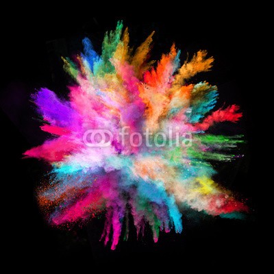 Lukas Gojda, Launched colorful powder on black background (farbe, bunt, backgrounds, abstrakt, schwarz, staub, kreativ, textur, wolken, weiß, isoliert, blau, niemand, rauch, kosmisch, sphäre, entwerfen, rauchen, explodieren, masse, glühend, gas, giftig, amphetamine, smog, kosmos, malen, explodiert, tint)