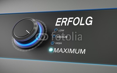Coloures-pic, Erfolg / Konzept (erfolg, business, höchster, wort, text, konzept, marketing, 3d, debatten, motivation, karriere, blühend, knopf, ebnen, drehen, schalte)
