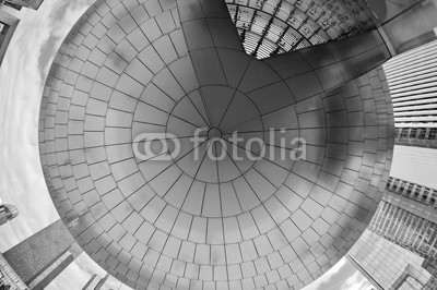 mattcardinal, Plafond disque, la Défense Paris (paris, abwehr, schwarzweiß, skyscraper, turm, architektur, scheibe, deck)