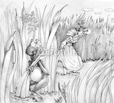 nuvolanevicata, frog prince is hiding Princess intrusive b w (prinz, frog, erschreckt, teich, princess, blick, stark, erzählung, liebe, falling in love, heirat, wechseln, angst, ablehnung, arroganz, schüchternheit, destiny, aufbessern, gesperrt, psychologie, nonkonformist, schwäche, verführung, jagd, abbildun)