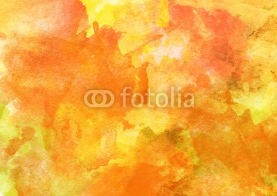 LoveKay, Bright Orange Watercolor Background for Various Design. (farbe, bunt, coloured, wasser, hell, orange, wasserfarben, beeindruckend, floral, platsch, posters, close-up, korn, warm, canvas, elemente, färben, zeichnung, sonne, authentisch, tinte, abbildung, artwork, marker, textur, trendy, papier, kunst, kunstvol)