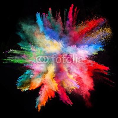 Lukas Gojda, Launched colorful powder on black background (farbe, bunt, backgrounds, abstrakt, schwarz, staub, kreativ, textur, wolken, weiß, isoliert, blau, niemand, rauch, kosmisch, sphäre, entwerfen, rauchen, explodieren, masse, glühend, gas, giftig, amphetamine, smog, kosmos, malen, explodiert, tint)