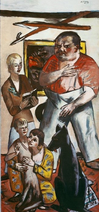 Max Beckmann, Familienbild George (Kunst,Persönlichkeiten)