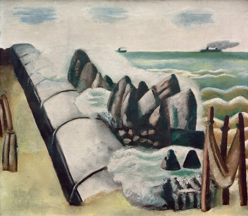 Max Beckmann, Brandung (Kunst,Natur)