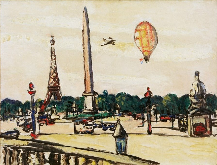 Max Beckmann, Place de la Concorde bei Tag (Kunst,Wirtschaft und Infrastruktur,Orte und Reise)
