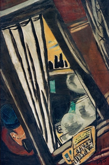 Max Beckmann, Golden Arrow: Blick aus dem D-Zug Fenster (Kunst,Wirtschaft und Infrastruktur)