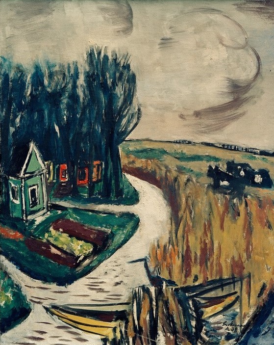 Max Beckmann, Landschaft mit Kühen (Kunst,Natur)
