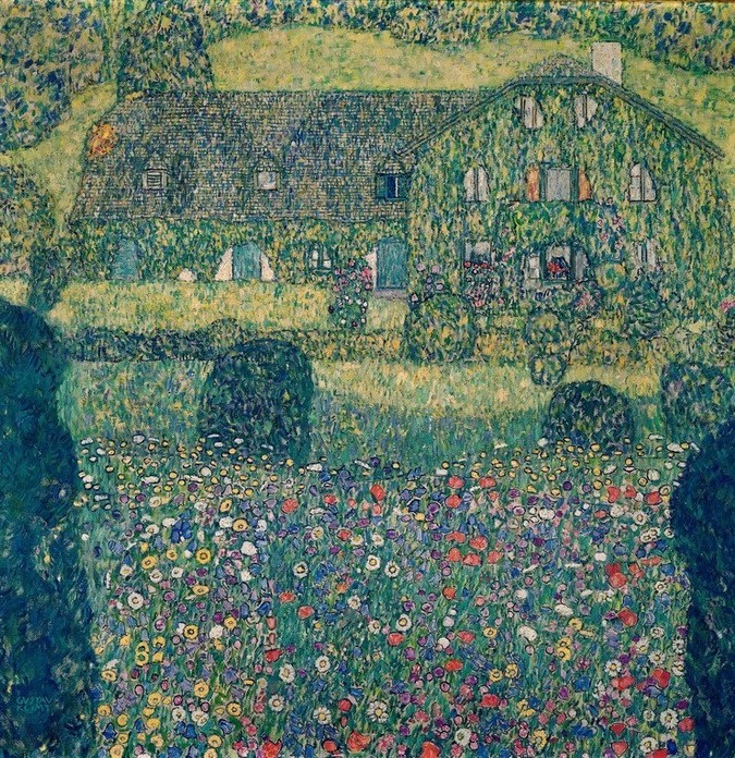 Gustav Klimt, Landhaus am Attersee  (Orte und Reise)