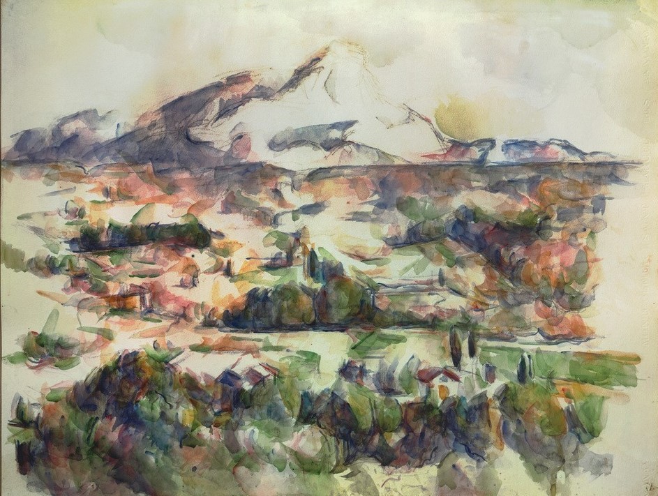 Paul Cézanne, Montage Sainte-Victoire (Gebirge,Kunst,Landschaft,Impressionismus,Französische Kunst,Berg)