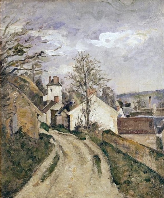 Paul Cézanne, La maison du docteur Gachet à Auvers (Dorf,Kunst,Landschaft,Impressionismus,Französische Kunst)