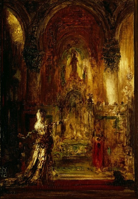 Gustave Moreau, Salome tanzt vor Herodes (Christentum,Religion,Tanz,Symbolismus,Orientalismus,Neues Testament,Bibel,Französische Kunst)
