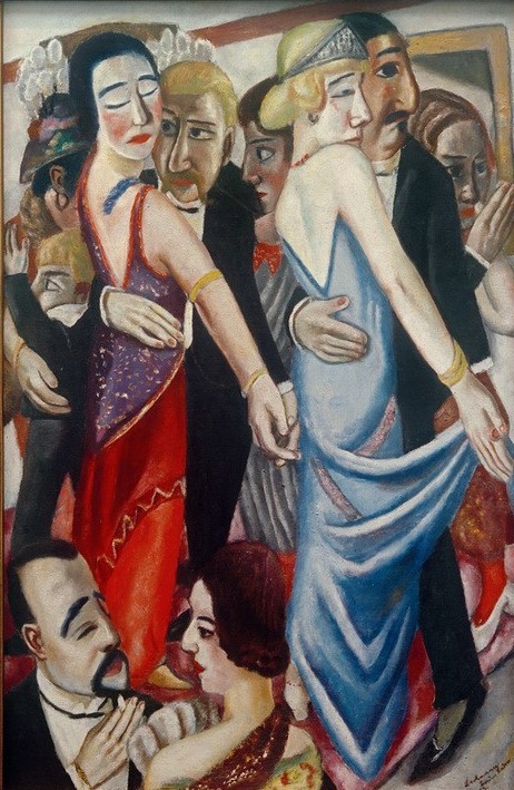 Max Beckmann, Tanz in Baden-Baden (Kunst,Kultur und Unterhaltung,Mensch und Gesellschaft)