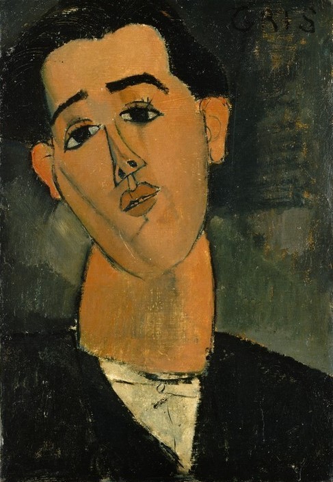 Amedeo Modigliani, Juan Gris (Künstler,Mann,Portrait)