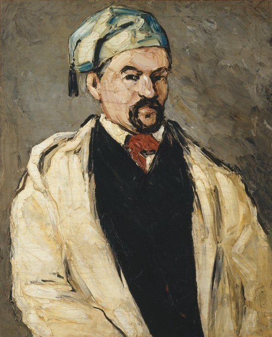 Paul Cézanne, Antoine Dominique Sauveur Aubert, der Onkel des Künstlers (Mann,Portrait,Onkel,Mütze)