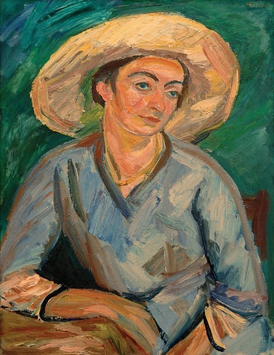 Waldemar Rösler, Oda Rösler (Ehefrau,Damenhut,Damenmode,Deutsche Kunst,Grafiker,Frau,Kopfbedeckung,Künstlerin,Künstler,Kunst,Maler (Künstler),Mann,Mode,Sezession,Impressionismus,Hut,Ehefrau Von Berühmten,Portrait,Künstlerfrau,Sonnenhut,Berliner Sezession,Deutscher Künstlerbund,Kleidu)