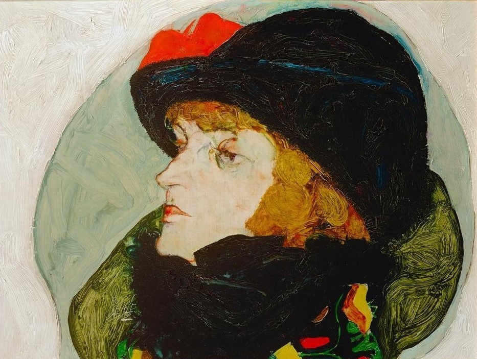 Egon Schiele, Bildnis Ida Roessler (Jugendstil,Portrait)