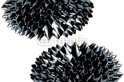 klauskreckler, Ferrofluid (magnet, magnetisch, magnetismus, flüssig, öl, igel, schwarz, weiß, abstrakt, bejahrt, amorph, close-up, einfachheit, metall, dunkel, effekt, eisen, flüssigkeit, feld, kegel, industrie, makro, muster, nano, technologie, nanotechnologie, pool, physi)