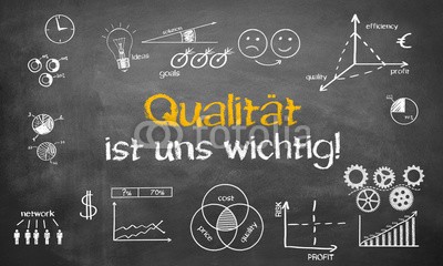 Coloures-pic, Qualität ist uns wichtig! (qualität, dienstleistungen, debatten, berechtigung, erfolg, business, dienstleistungen, kundenservice, anbieten, marketing, werbung, dienstleistung, leistung, raten, versicherung, abtrennung, kontakt, wort, text, support, teller, zeichnen, groß, mott)
