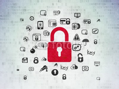 Maksim Kabakou, Security concept: Closed Padlock on Digital Paper background (backgrounds, papier, computer, textur, icon, technologie, malen, sicherheit, konzept, key, rot, digitales, schwarz, safety, zeichnung, auskunft, schlüsselloch, gezeichnet, knäcke, bohrung, kode, hand, schutz, tresor, symbol, polster, straftat, schütze)