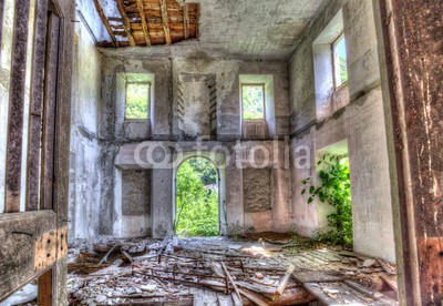portishead5, Alter Verlassener Wohnblock (leerstehend, haus, verfallen, zerfallen, bejahrt, dreck, ruine, messie, fenster, mess, puff, vergessen, interieur, mehrfamilienhaus, italien, verwesen, tü)